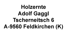 Holzernte Adolf Gaggl