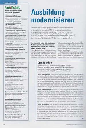 Forst & Technik 04/2013 - Ausbildung modernisieren