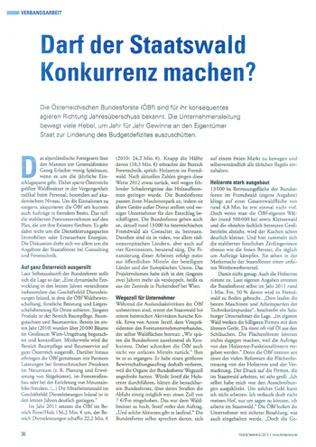 Forst & Technik 06/2013 - Darf der Staatswald Konkurrenz machen?